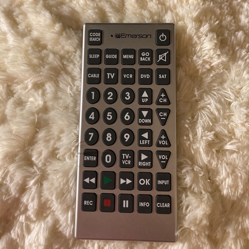 Emerson Jumbo Universal Remote Control